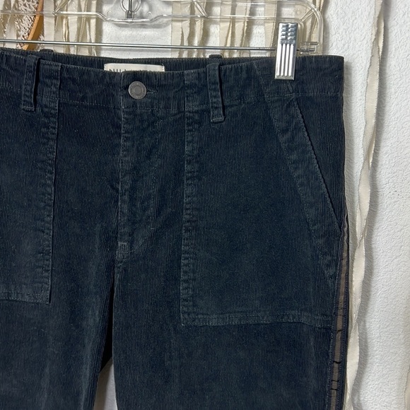 Nili Lotan Deep Gray Patch Pocket Corduroy Pants Size 4 - Picture 3 of 16